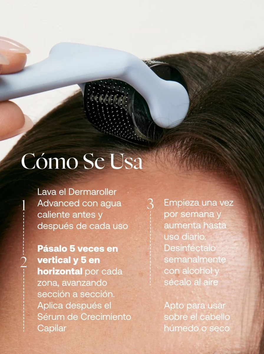 Sérum de Crecimiento del Cabello + Suplementos Capilares Avanzados + Advanced Scalp Dermaroller - Image 10
